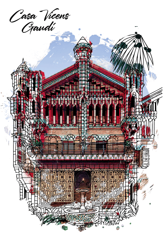 Barcelona Casa Vicens Gaudí